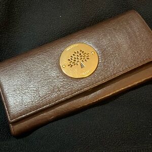 Mulberry Long  Brown Bifold Wallet